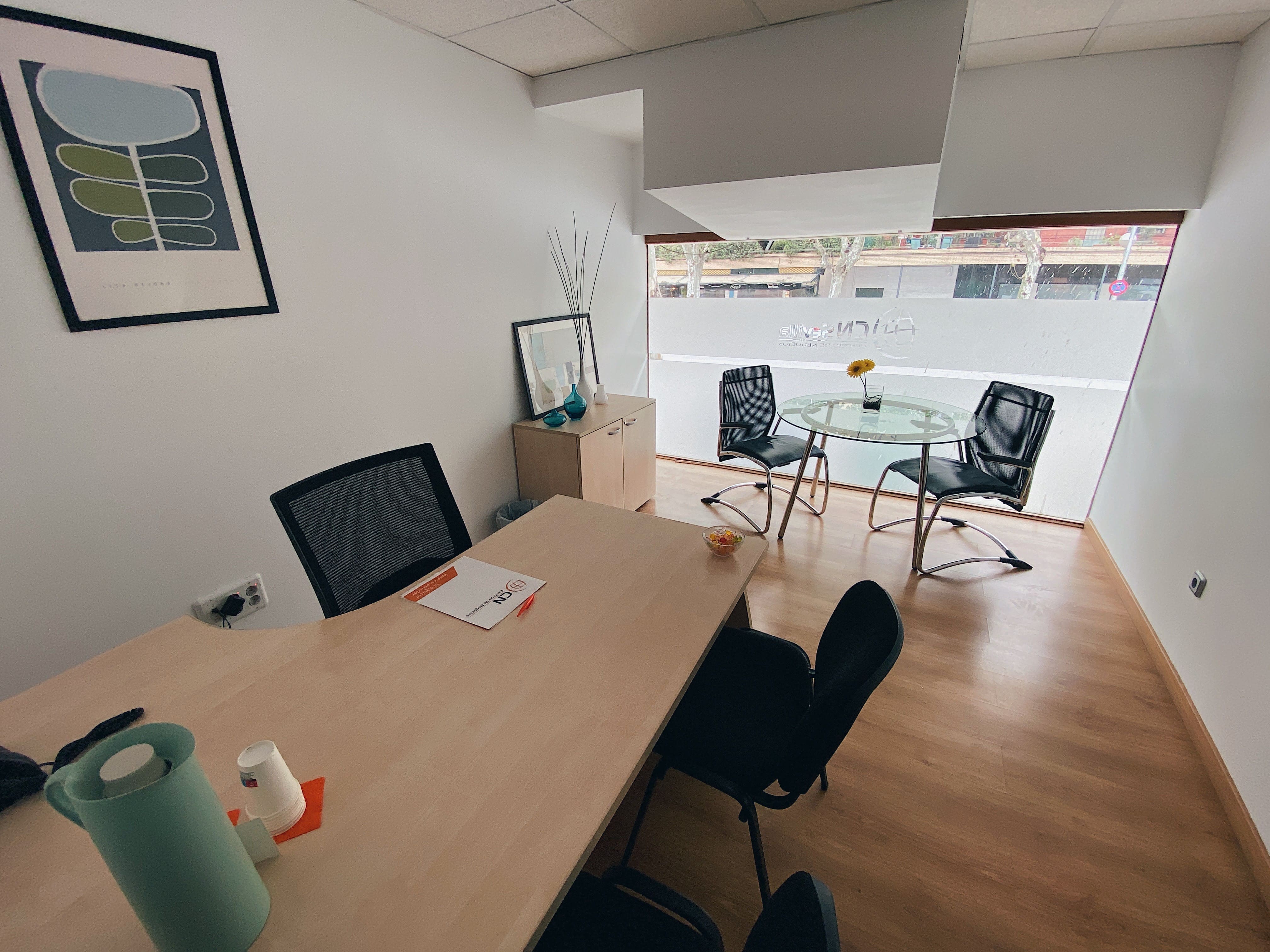 alquiler por horas de oficinas puestos de trabajo y salas de reuniones en madrid o sevilla